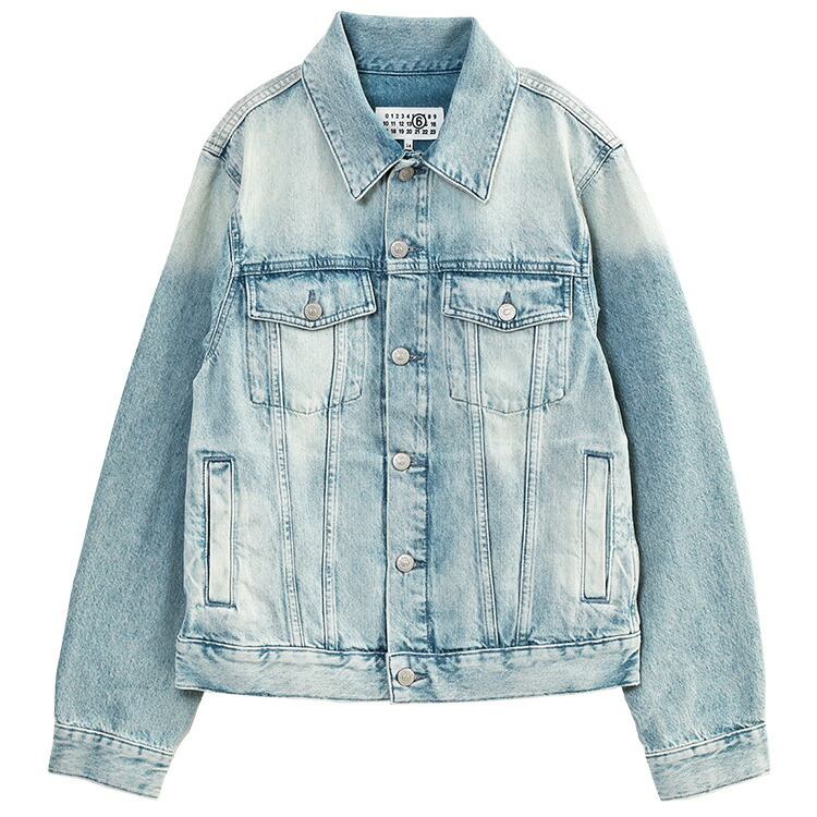 エムエムシックス MM6 Maison Margiela キッズ レディース ジーンズ上衣 M60924-MM06Y-M601【新作】