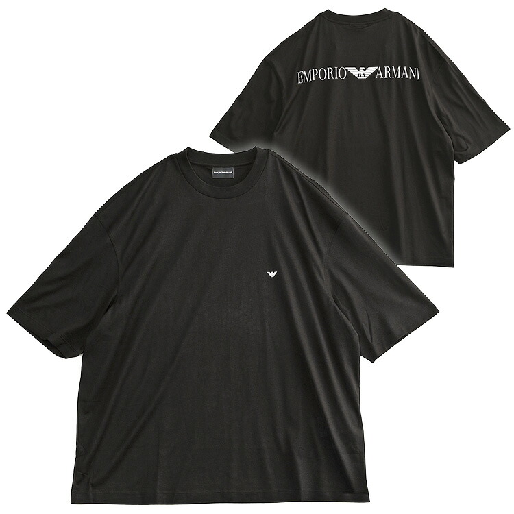 エンポリオ アルマーニ EMPORIO ARMANI Tシャツ ユーズドエフェクト ロゴプリント オーバーサイズ EM005737-AF24470-UC001【新作】｜インポートブランド MK5 SUPREMO 12,794円