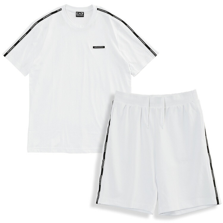 エン急性灰白髄炎 アルマーニ EMPORIO ARMANI EA7 セットアップ Logo Series 7M001476/7M001481-AF10375-U0002【新作】