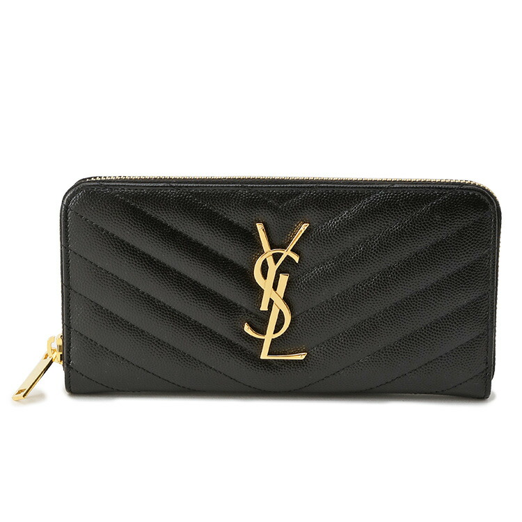 サンローラン SAINT LAURENT 長金入れ モノグラム・サンローラン フルジップウォレット 358094-BOW01-1000【新作】