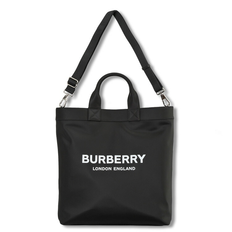 バーバリー BURBERRY ロゴプリント ECONYL トート 8026233-A1189_BLACK