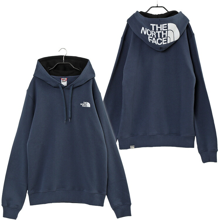 返品交換不可】 DREW NF0A2TUV ピーク SUMMIT ザノースフェイス EUモデル M NORTH PULLOVER-EU-8K2  SEASONAL THE シーズナル パーカー NAVY 裏起毛 ドリュー PEAK FACE フードロゴ トップス