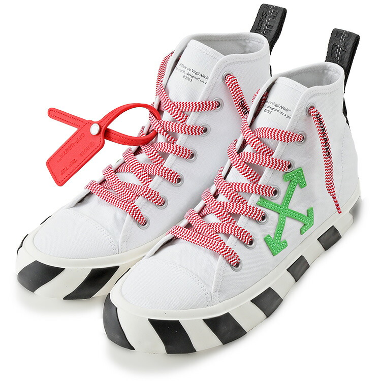 Off-White Off-White スニーカー MID TOP VULCANIZED CANBAS OMIA119S23FAB001-0155【新作】