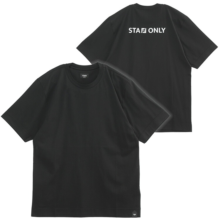 楽天市場】フェンディ Tシャツ FY1217-APME-F0QA1 NERO グレー系