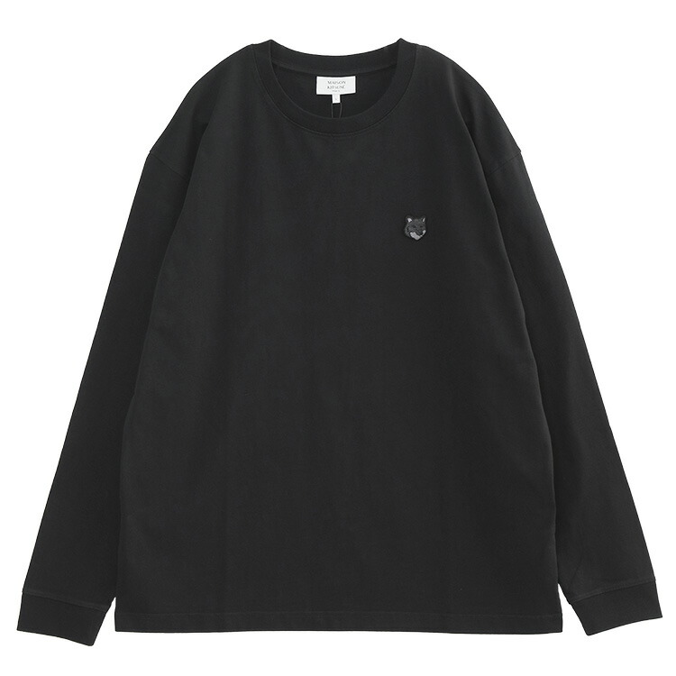 MAISON KITSUNE ロンT 長袖 Tシャツ LM00109KJ0118-P199 BLACK MA5093EM000700_fw_thumbM.jpg