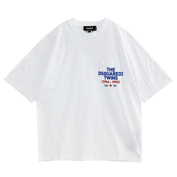 ディースクエアード DSQUARED2 Tシャツ Relaxed Fit Pocket Logo T-Shirt S74GD1407-S23009-100【新作】｜インポートブランド MK5 SUPREMO