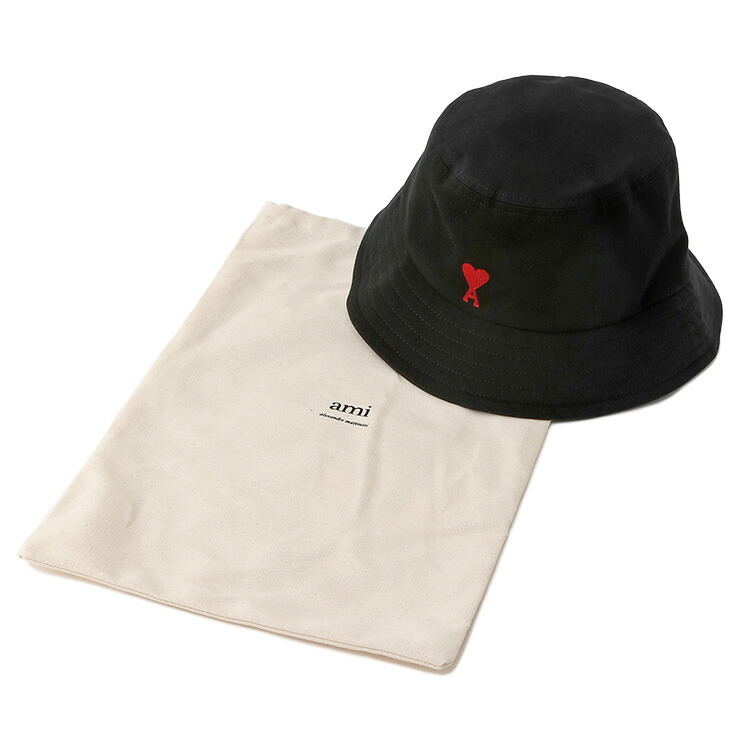 楽天市場】AMI Paris バケットハット 帽子 アミ パリス Black