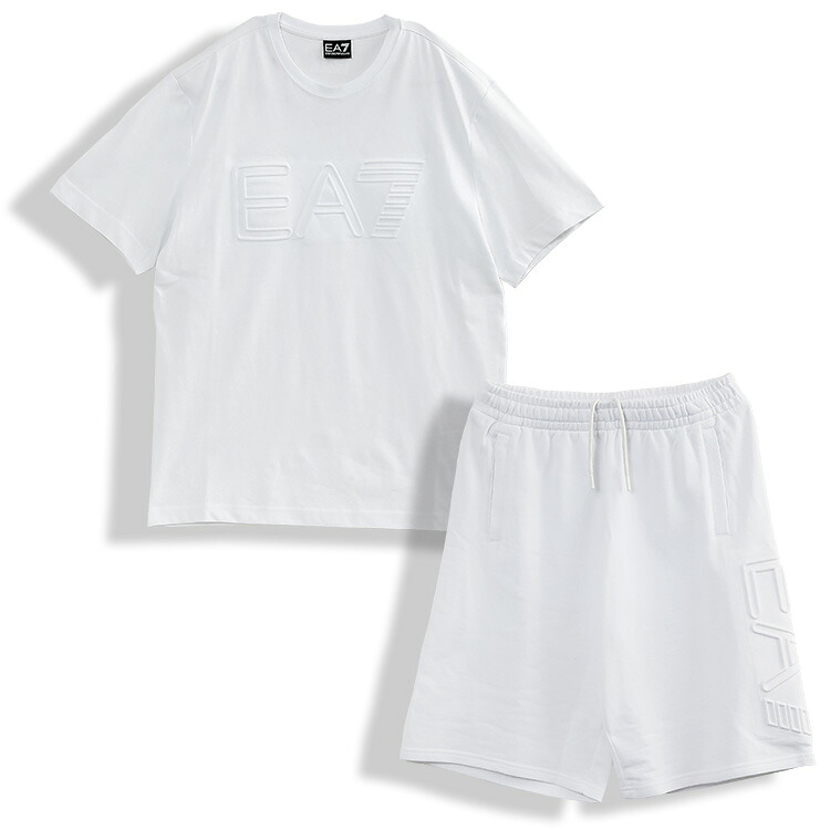 エンポリオアルマーニ EMPORIO ARMANI EA7 セットアップ Tシャツ ハーフパンツ エンボスロゴ 7M000149/7M000153-U0002【新作】｜インポートブランド MK5 SUPREMO