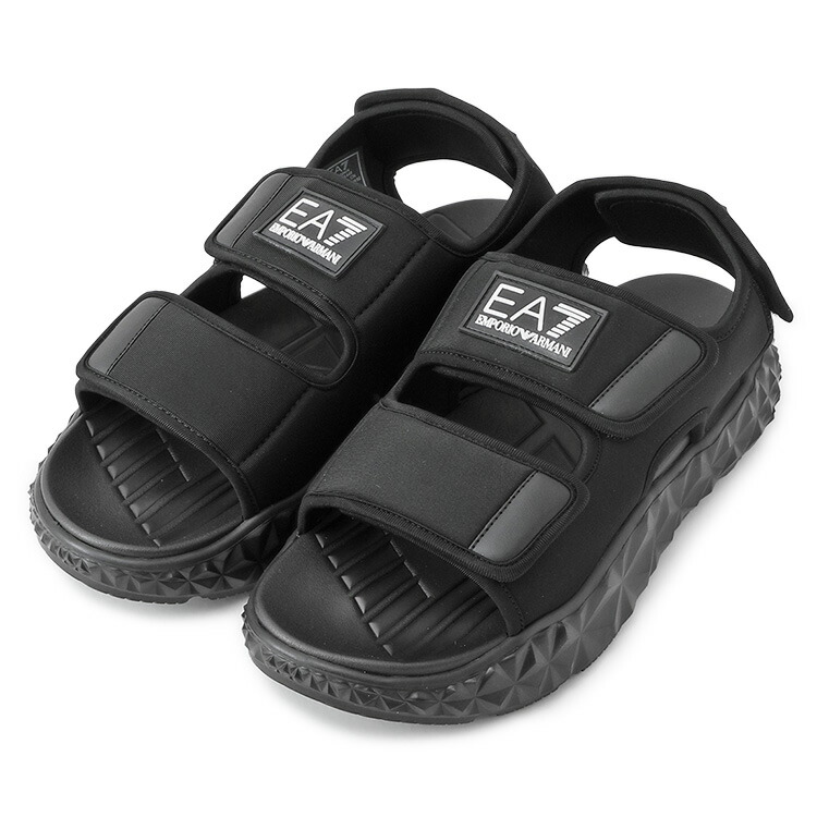 【EMPORIO ARMANI】ジャカード プールスライド サンダル EMPORIO ARMANI ジャカード プールスライド サンダル (EMPORIO