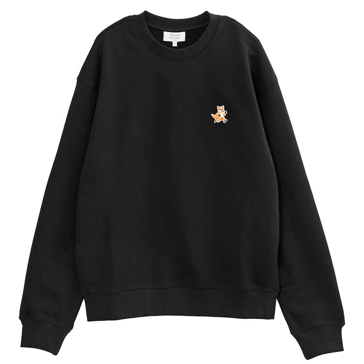 MAISONKITSUNE メゾンキツネ スウェット/黒 楽天市場】メゾンキツネ スウェット MAISON KITSUNE チラックス