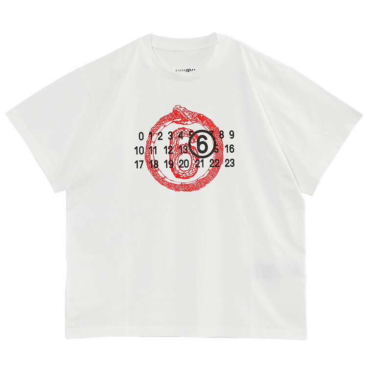 楽天市場】MM6 Maison Margiela イヤーオブザスネーク Tシャツ 楽天市場】MM6 Maison Margiela イヤーオブザスネーク Tシャツ