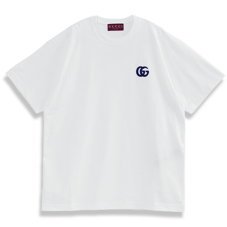 【関税・送料込】GUCCI オーバーサイズコットンTシャツ GUCCI ロゴ オーバーサイズ コットン Tシャツブラック コットン
