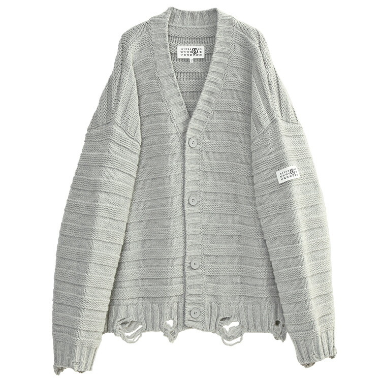 楽天市場】MM6 Maison Margiela ニューメリック Vネック カーディガン