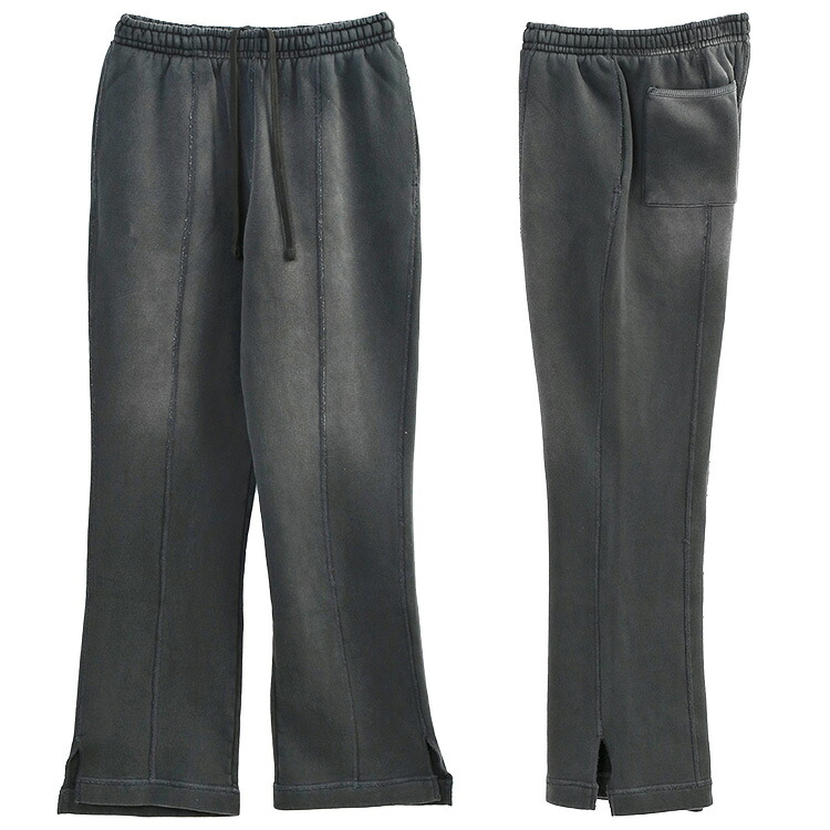 リプレゼント REPRESENT スウェットパンツ Stepped Hem Sweatpants MLM4202-230：STAINED_BLACK【新作】