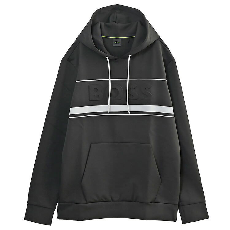 ヒューゴボス HUGO BOSS BOSS パーカー ストライプディテール 50545244-001_BLACK【新作】｜インポートブランド MK5 SUPREMO