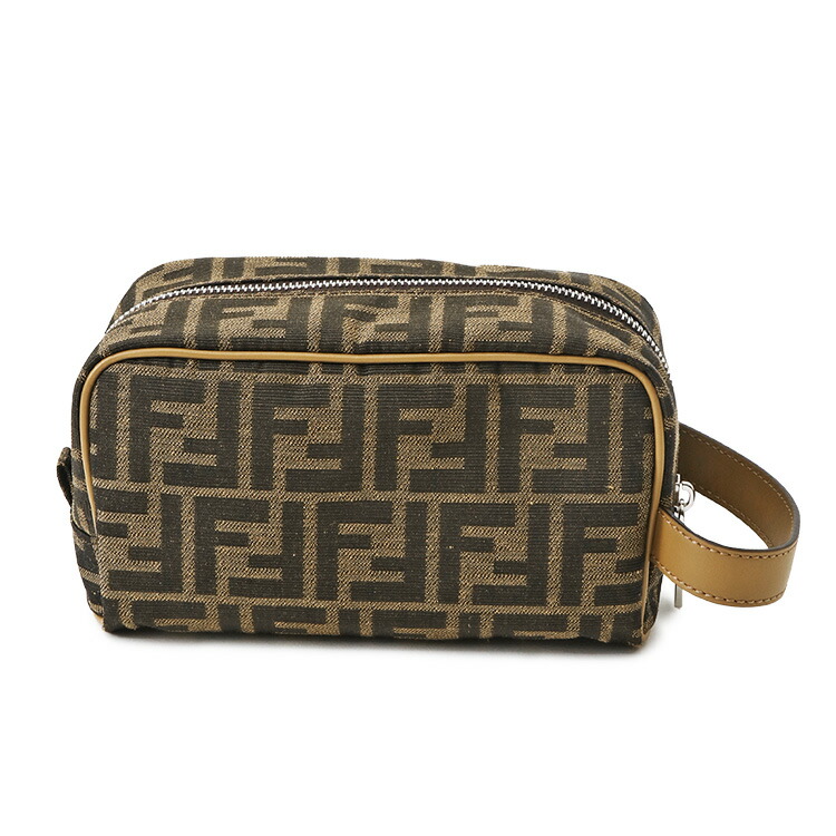 FENDI ロゴ エフイズ ポーチ ブラック 8N0172 FENDI ロゴ エフイズ ポーチ ブラック 8N0172
