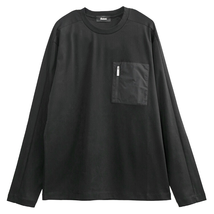 地獄ノ HERNO ラミナー マーセライズドジャージー\u00262レイヤーゴアテックス ティーシャツ  JG00071UL-52095-9300_NERO【新作】