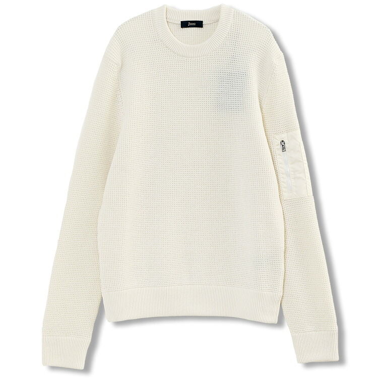 ヘルノ HERNO セーター MG000173U-70259-1000_BIANCO【新作】