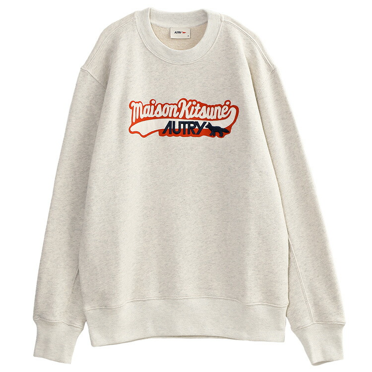 オートリー×メゾンキツネ MAISON KITSUNE バーシティ スウェットシャツ SWPX-MK1M-MEL【新作】|インポートブランド MK5 SUPREMO