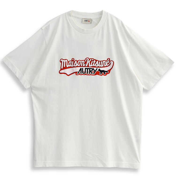 オートリー×メゾンキツネ MAISON KITSUNE 赤ちょうちんシティ プルオーバー TSPX-MK2W-WHITE【新作】