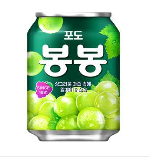 楽天市場 ぶどうジュース 缶 238ml ボンボン 韓国飲み物 韓国伝統料理ハヌリ
