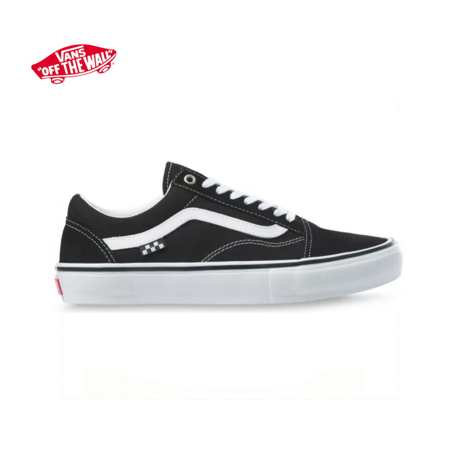 ヴァンズ スケートオールドスクール ワッフルカップ 黒/白 VANS SKATE OLD SKOOL WAFFLECUP Black/white【送料無料！即納】