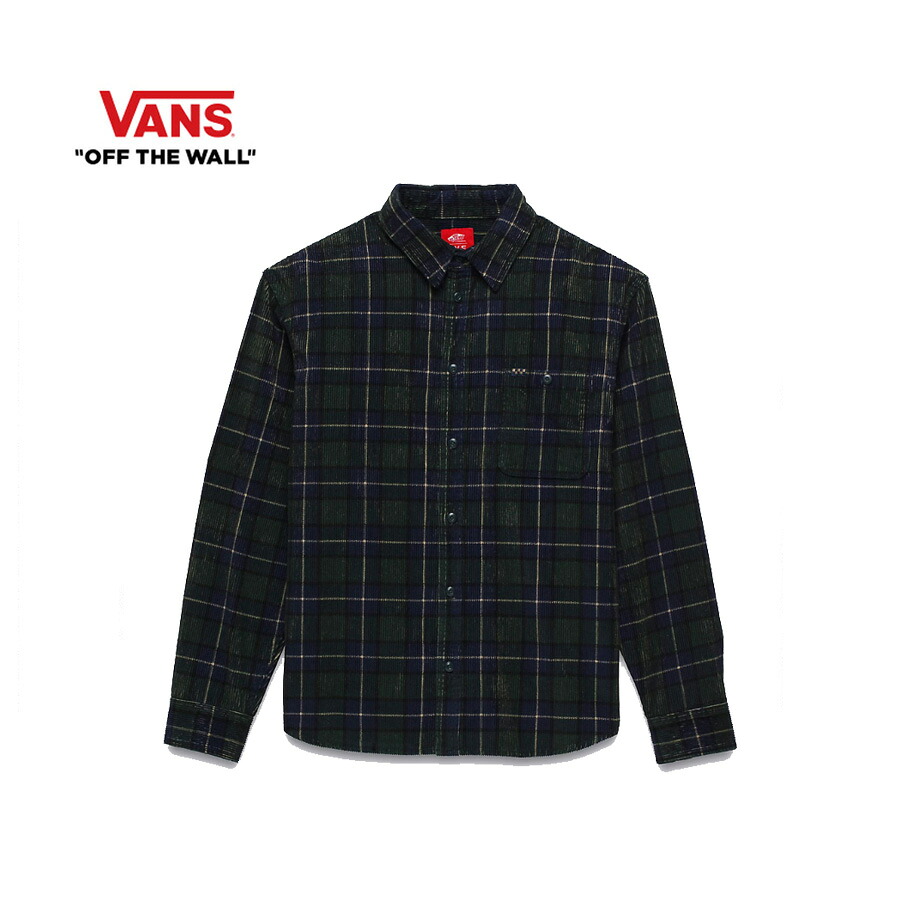 ヴァンズ 長袖ボタンシャツ エーヴィーイー VANS AVE L/S WOVEN Scarab Anthony Van Engelenのシグネチャーコレクションアパレル 送料無料｜surfcity