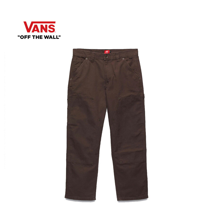 ヴァンズ 滑る せん孔機中核グループ エーヴィーイー ルーズカープ ズボン下 茶 VANS SKATE DRILL CHORE AVE LOOSE CARP PANTS Chocolate brown Anthony Van Engelenのシグネチャーコレクションアパレル 貨物輸送無料
