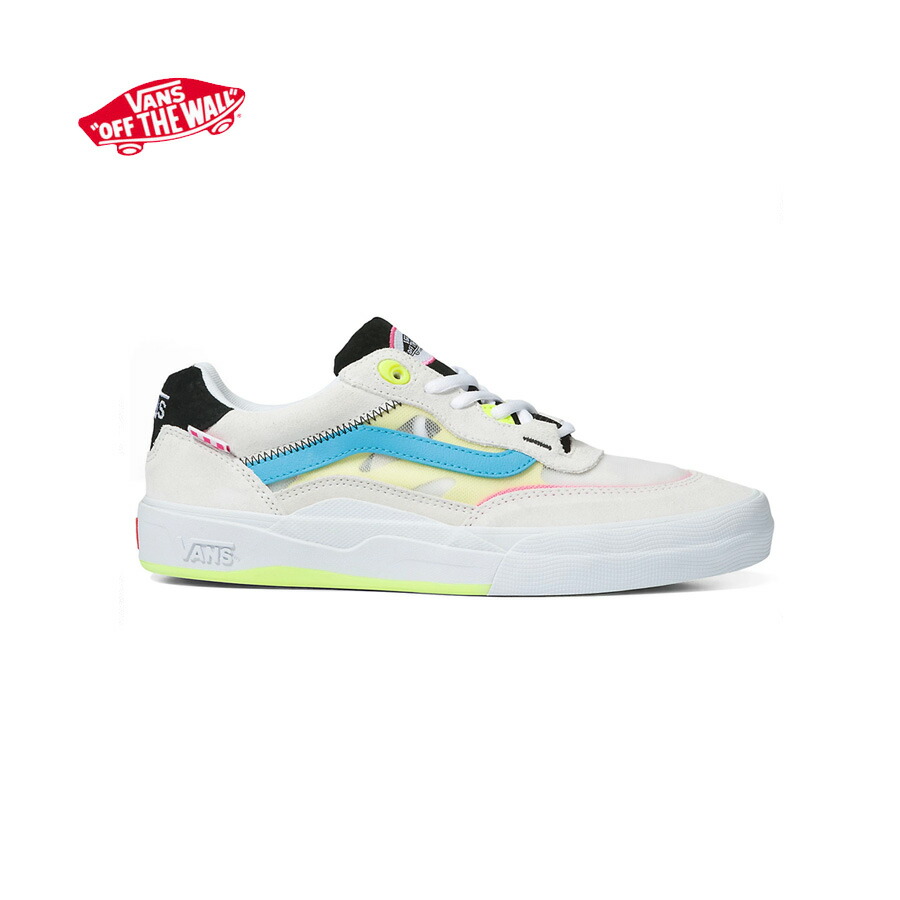 ヴァンズ ウェイビー ネオンホワイト US10(28cm) VANS Shoes WAYVEE Neon white/multi 送料無料
