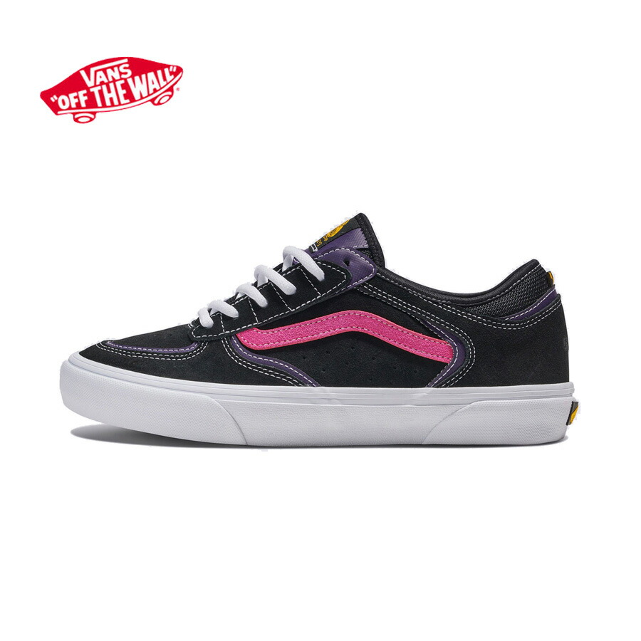 ヴァンズ スケート ローリー 黒/ピンク VANS SKATE ROWLEY Black/pink ジェフローリーの四半世紀のレガシーを讃えたシグネチャーモデル 送料無料｜surfcity 8,894円