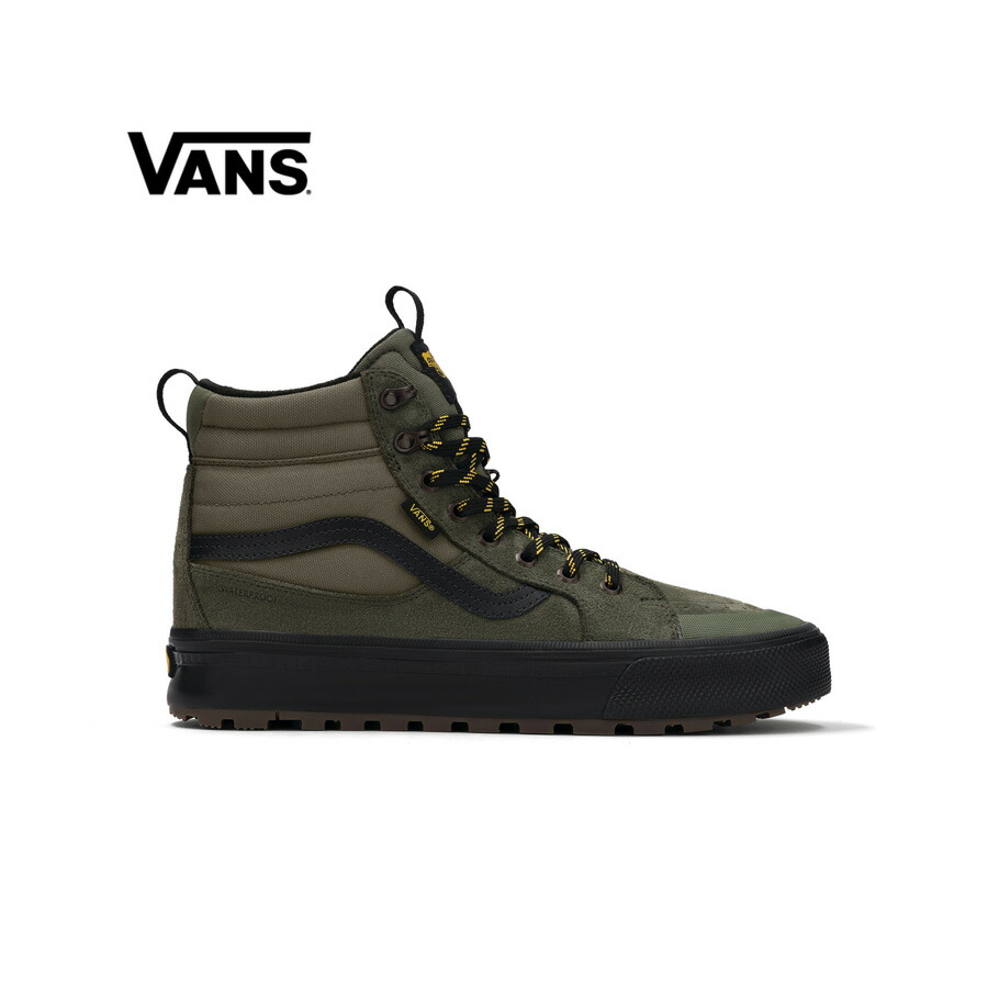 ヴァンズ MTE スケートハイ ウォータープルーフ グリーン/ブラック VANS MTE SK8-HI Waterproof Insulated Green/black 厳しい天候条件でもアクティブに冒険を続けるためにデザインされたMTE(MADE FOR THE ELEMENTS = 全天候型)送料無料|surfcity