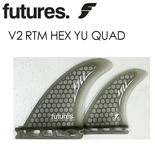 送料無料 FUTUREFINS フューチャーフィン クアッド Vector2●V2 RTM HEX YU QUAD SET｜SURFER　店 17,216円