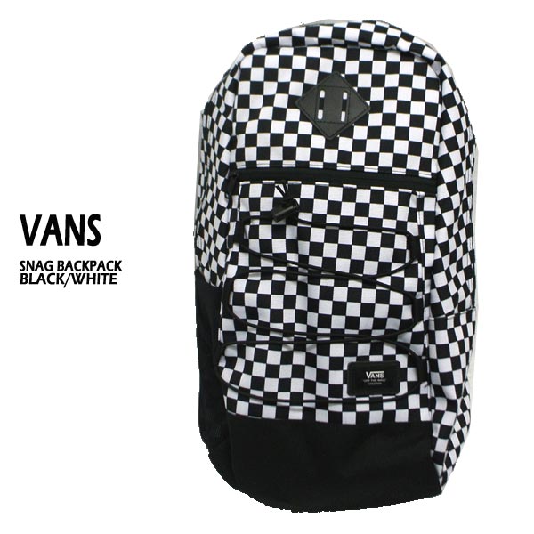 black and white vans bag