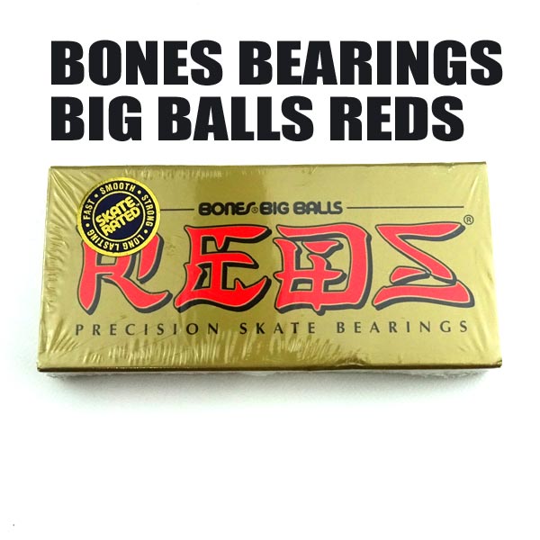 Bones ボーンズ スケートボード用ベアリング スケボーsk8 Reds Balls Big Bearing