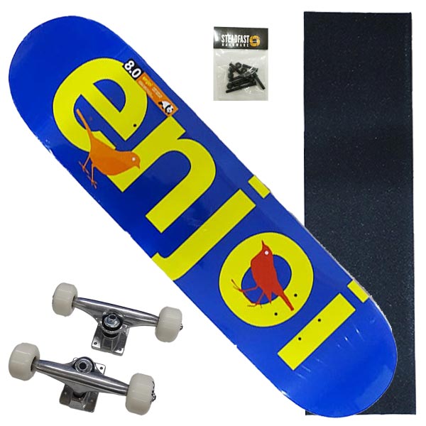 年間ランキング6年連続受賞 Enjoi 8 0 Bird Watcher Blue Deck 純正足回りセット デッキテープ コンプリートセット Sk8 返品 交換及びキャンセル不可 Fucoa Cl