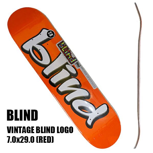 お得なキャンペーンを実施中 BLIND ブラインド スケートボード デッキ VINTAGE LOGO YOUTH RHM RED 7.0 DECK  スケボーSK8 返品 交換及びキャンセル不可 www.basexpert.com.br