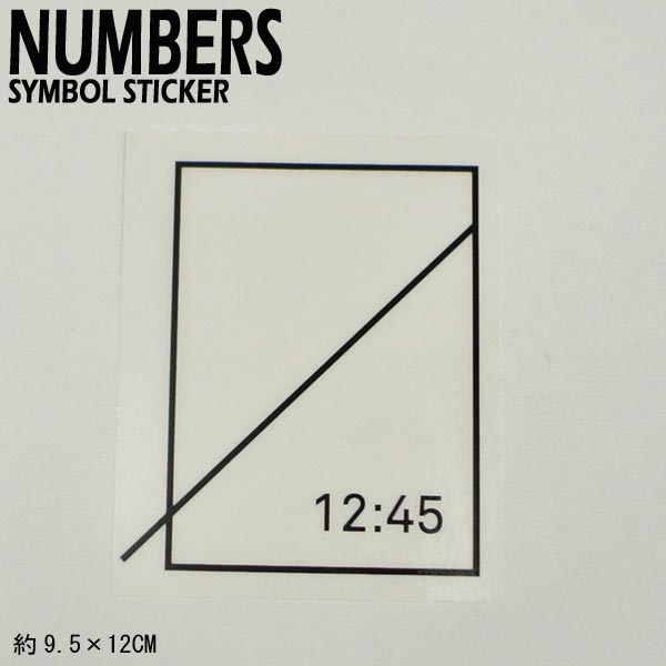 楽天市場】NUMBERS EDITION/ナンバーズエディション MITERED LOGO STICKER BLACK ステッカー シール スケボー  03 : サーフィンワールド楽天市場店