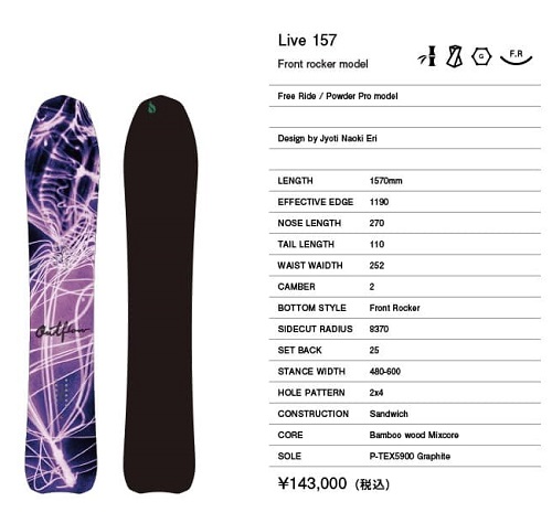 楽天市場】2023/2024 OUTFLOW snowboards アウトフロー スノーボード 