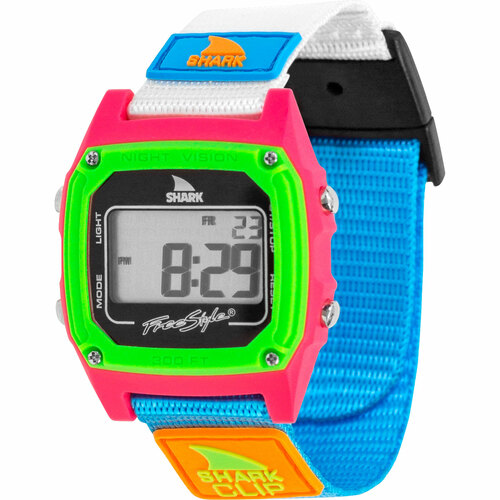 FREESTYLE 無償性表現スタイル シャーク 波乗り 雨合羽時辰儀 SHARK CLASSIC SINCE’81 BLACK/NEON 10006644