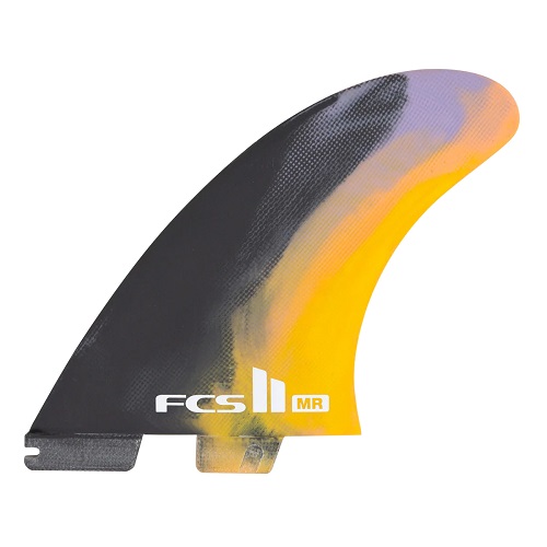 FCSII エフシーエス2 サーフィン フィン MR TWIN + STABILIZER MARK RICHARDS SHAPER SERIES BLACK/COLOUR