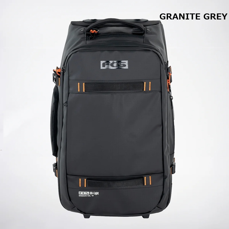 エフシーエス FCS MISSION WHEELY 42L キャリーバッグ ウィールバッグ GRANITE GREY