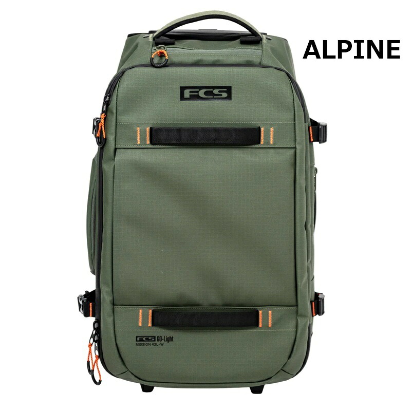 エフシーエス FCS MISSION WHEELY 42L キャリーバッグ ウィールバッグ ALPINE|サーフアップ