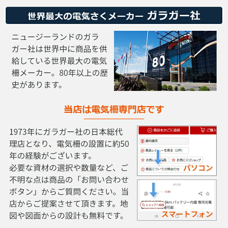 世界一の電気さくメーカーガラガー社日本総代理店