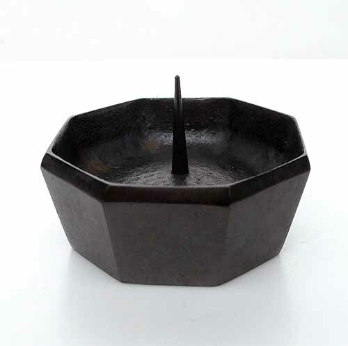 八角茴香灯立 黒赤銅色\u003cbr /\u003e桐九鼎大呂\u003cbr /\u003e能作\u003cbr /\u003e