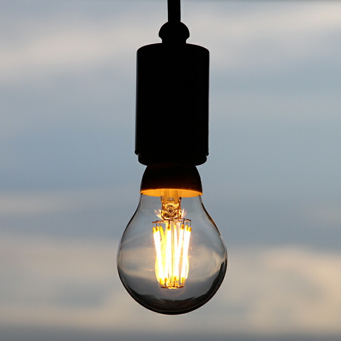 楽天市場 Led電球デコフィラメントバルブ電球 5 5w 一般電球50w相当 赤系電球色 口金e26調光非対応 Surou Web Shop