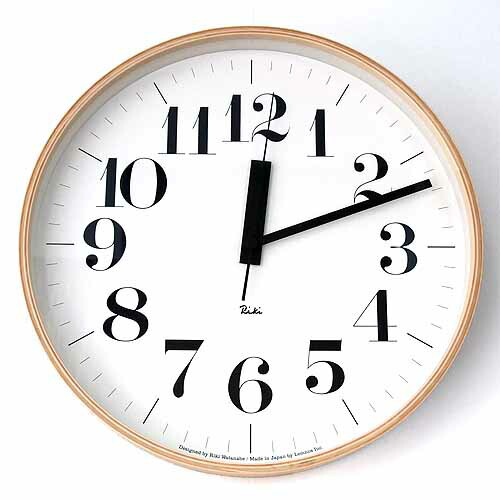 RIKI CLOCK RC L<br />電波時計<br />WR08-27<br />lemnos