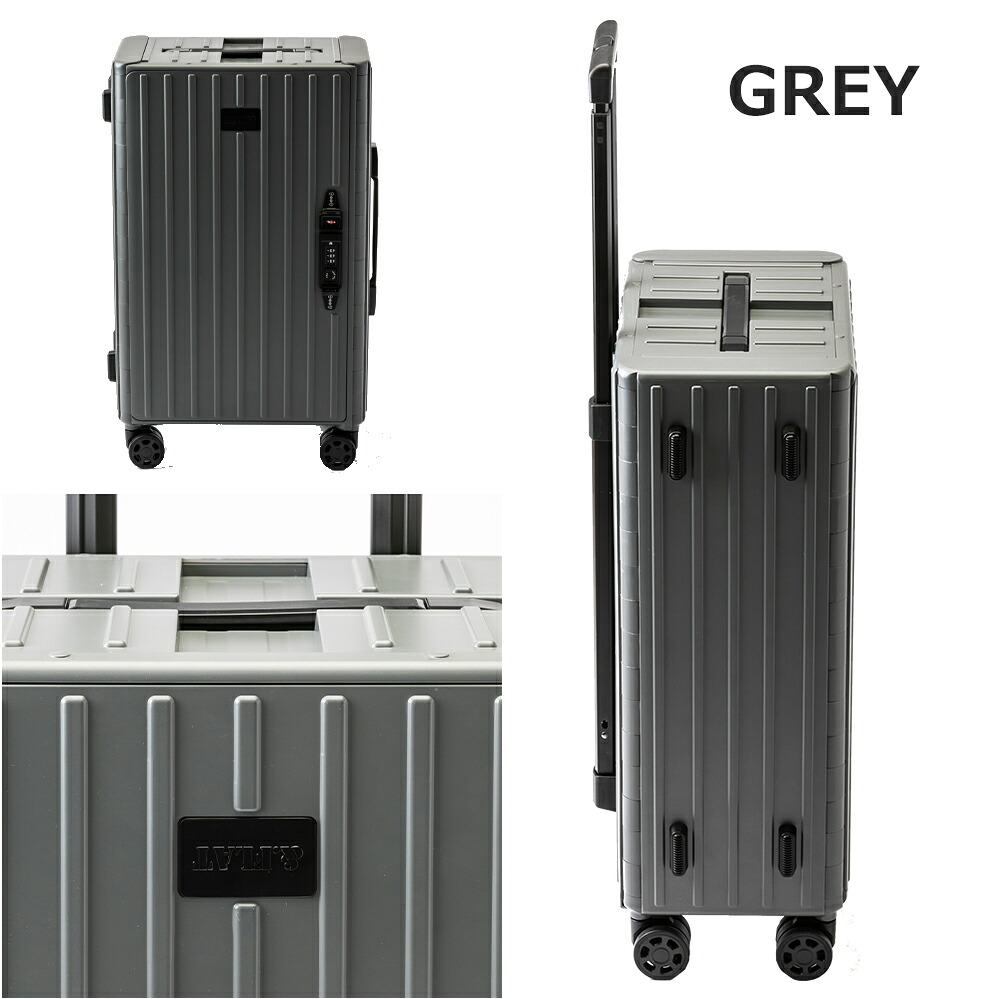 【送料無料】 ＆.FLAT アンドフラット スーツケース 折りたためるキャリー 機内持ち込み 35L 49.5cm 3.8kg マットカラー グレー/CULTURE MART (メーカー取寄)｜サプライズ2 23,602円