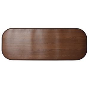 【新生活】 消臭加工付き 木目調フリーマット (60cm × 240cm) (ダークブラウン) 【取寄商品】【北海道・沖縄送料別】