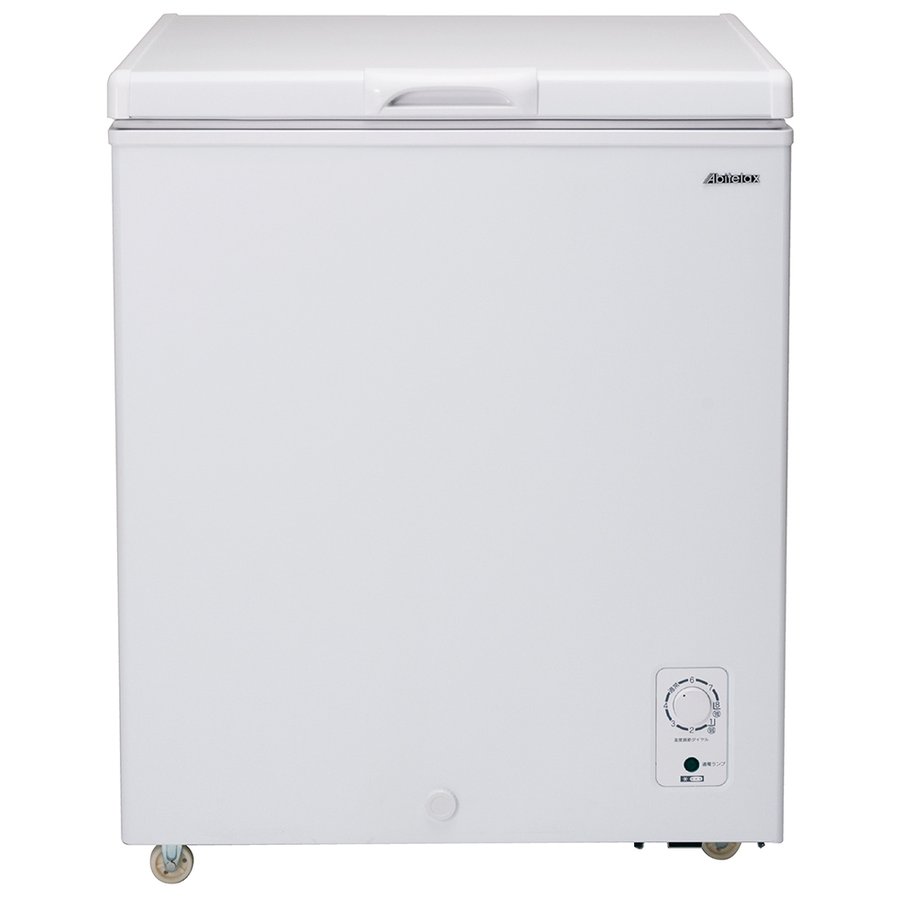 アビテラックス冷凍庫　100L ホワイト Amazon | アビテラックス 直冷式1ドア上開き冷凍庫 100L