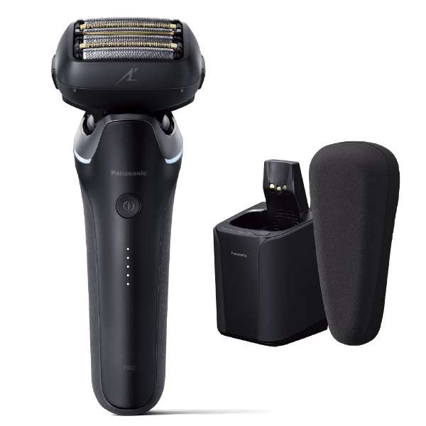 ES-L670U-K パナソニック Panasonic LAMDASH（子ヒツジ短距離競走）PRO メンズ電気カミソリ 6枚刃 全自動小銃洗い濯ぎ申し受ける器・セミハードケース付 手工芸品黒いこと